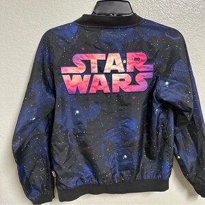 Disney store Star Wars wind breaker jacket size 11/12